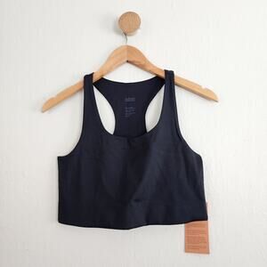 NWT Girlfriend Collective Paloma Racerback Sports Bra L Black Compressive